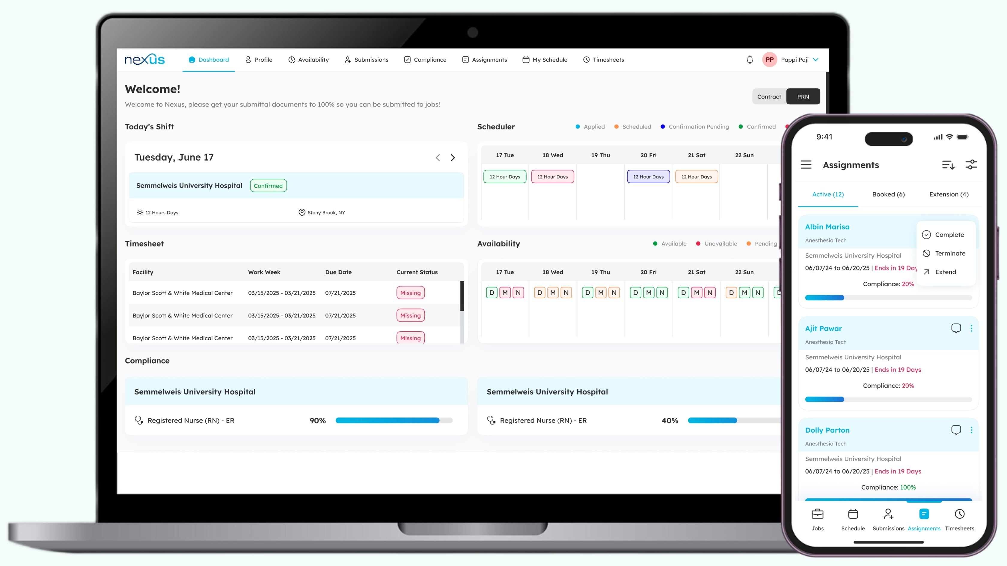 Healthcare VMS Time Capture